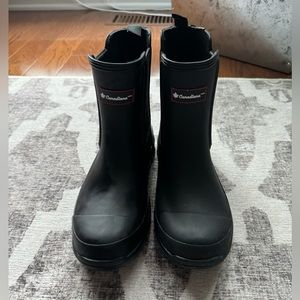 Chelsea style rain boots